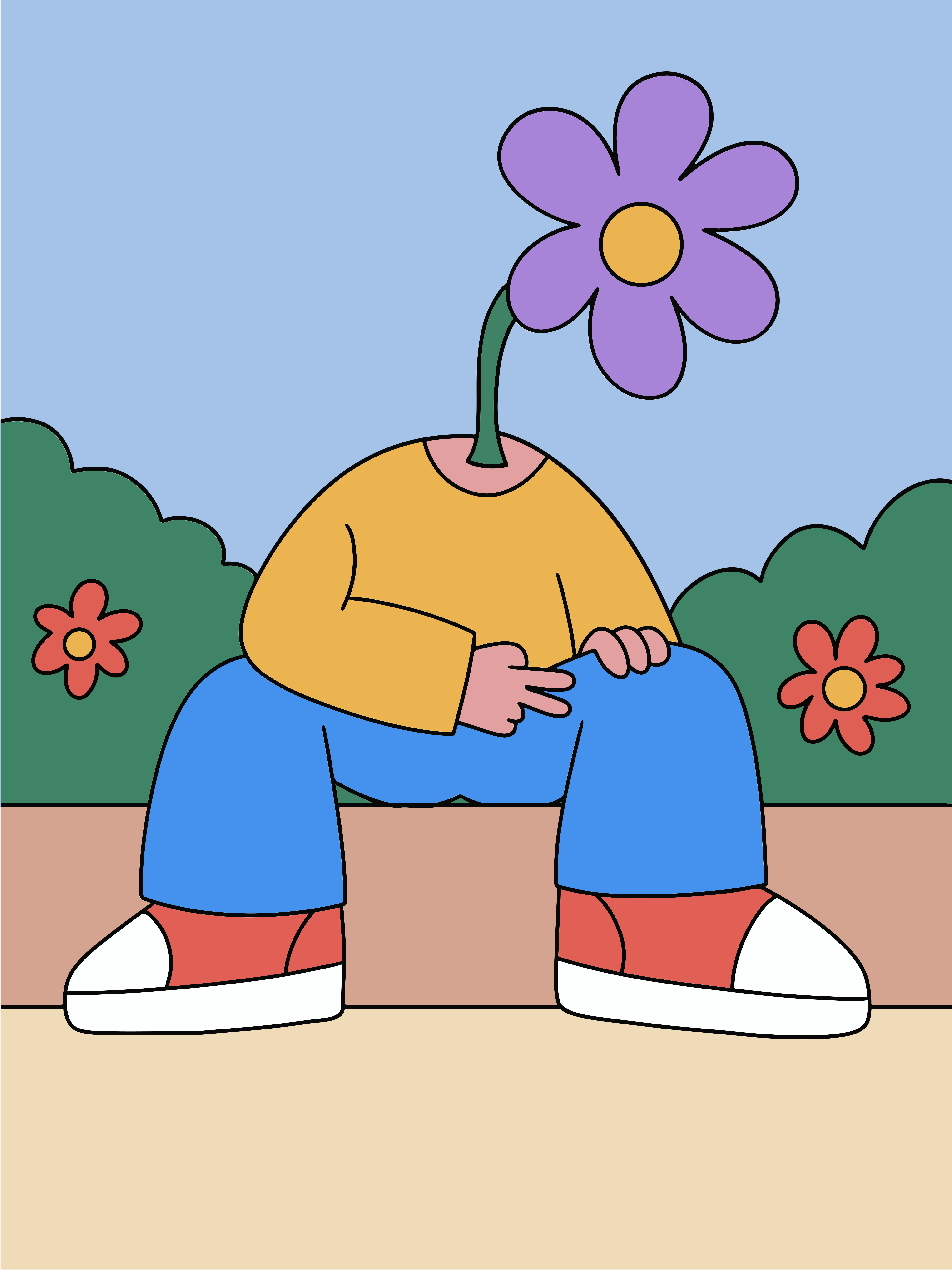 Illustration représentant une personne neurodivergente